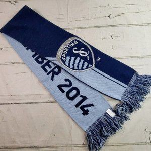 Kansas City Sporting KC MLS 2014 Season Ticketholder Ivy Funds Scarf EUC